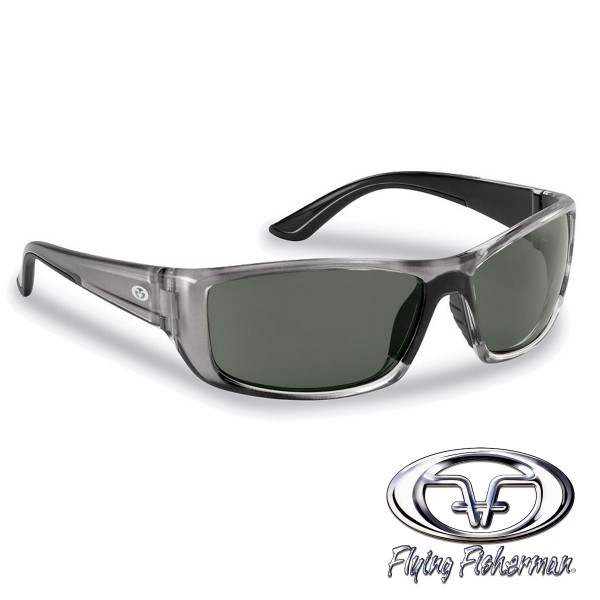 Buchanan Polbrille Kristallsilber/smoke von Flying Fisherman