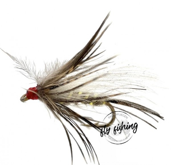 Soft Hackle Gold CDC Fliege