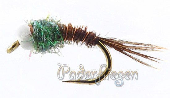 Pheasant Tail Tungsten White Head