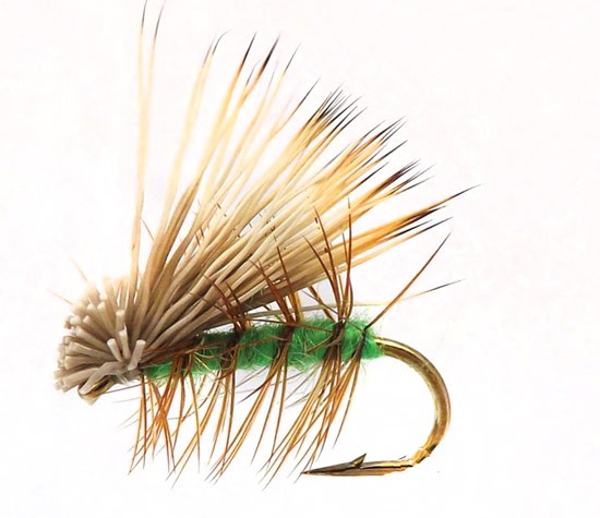 Elk Hair Caddis Bright Green